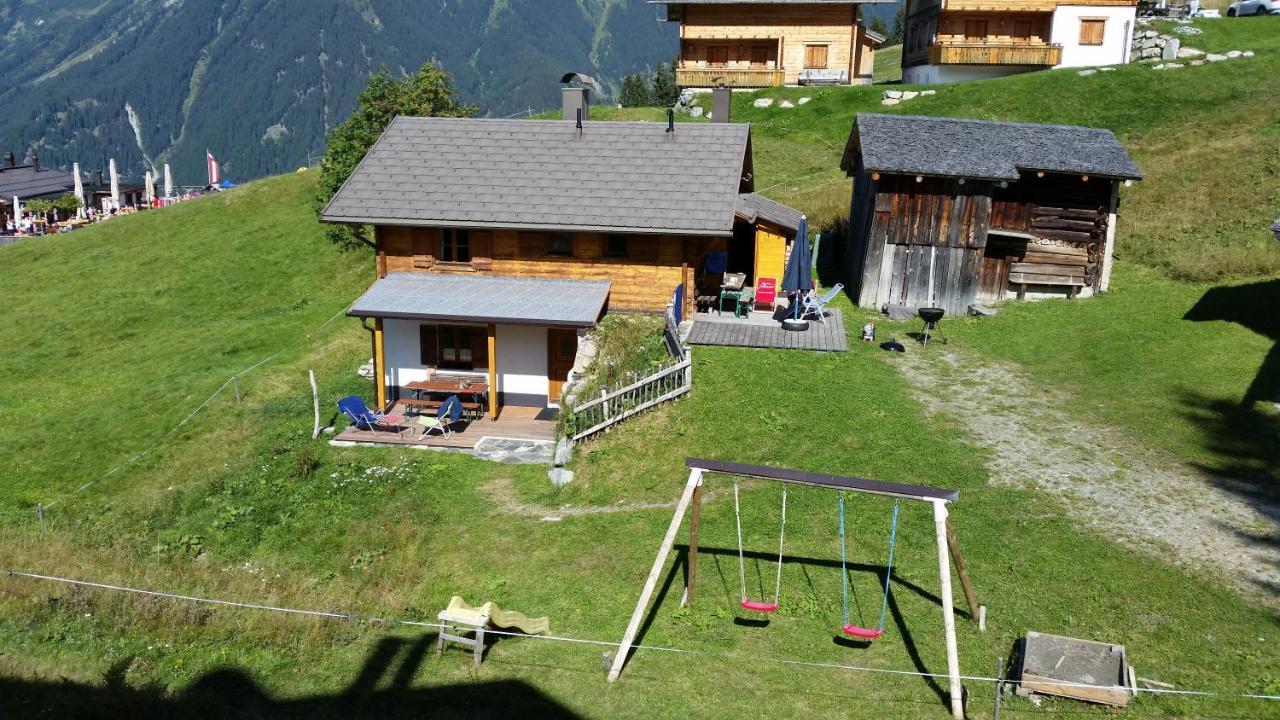 Alpenchalet Garfrescha Villa Sankt Gallenkirch Bagian luar foto